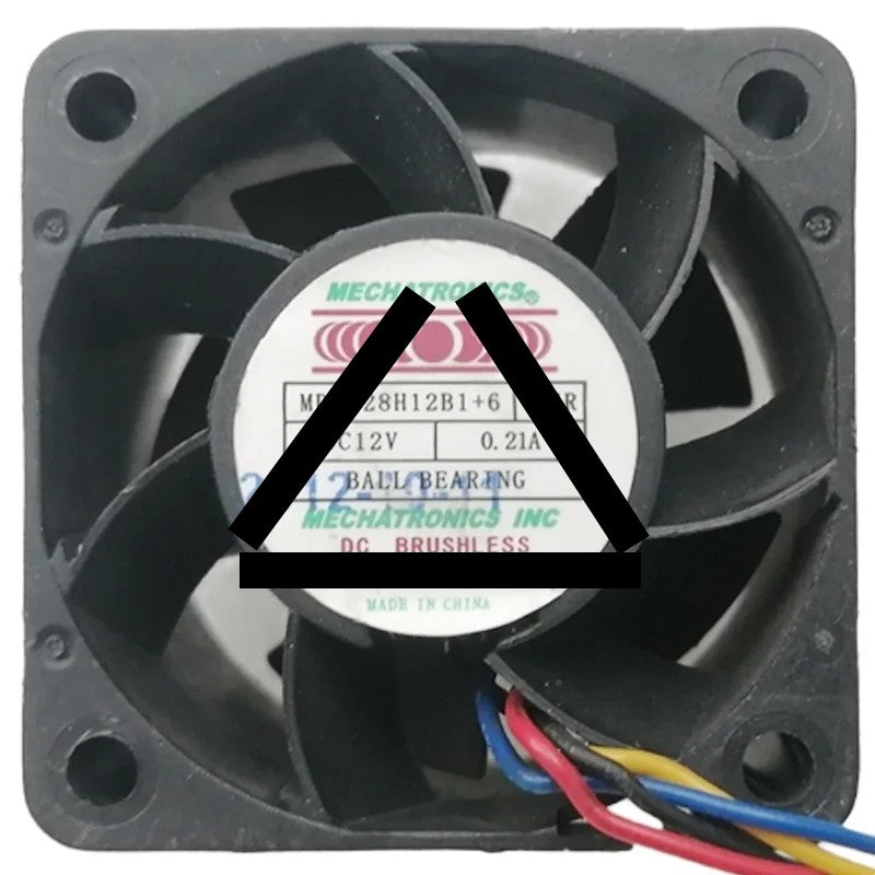 MECHATRONICS MD4028H12B1+6 RSR 12V 0.21A 4 Wires Cooling Fan
