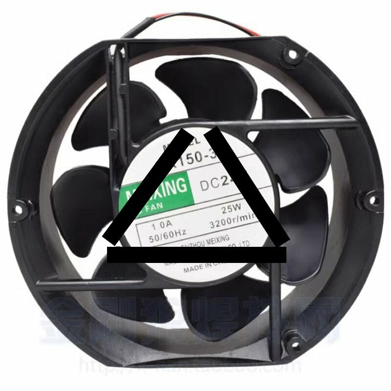 MEIXING GX150-3 24V 1.0A 2 Wires Axial Cooling Fan