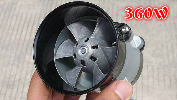 Metal culvert fan rotor brushless DC motor high speed turbo fan DIY vacuum cleaner motor accessories With original driver board