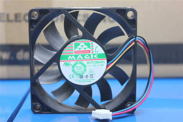 MGT7012MB 7015 7CM 12V 0.13A Mute hydraulic four-wire PWM speed control CPU fan