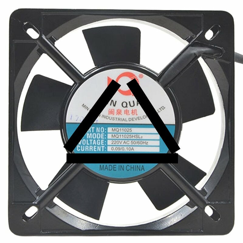 MIN QUAN MQ11025HSL2 AC 220V 0.09/0.10A 2 Wires Axial Cooling Fan