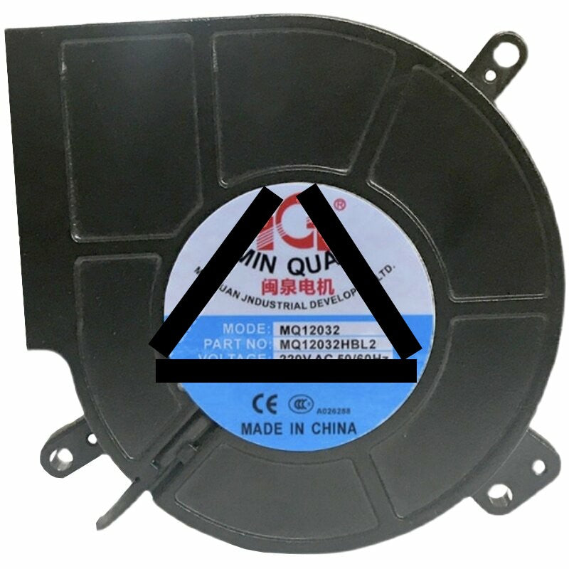 MIN QUAN MQ12032HBL2 AC 220V 0.14A 2 Wires Blower Cooling Fan