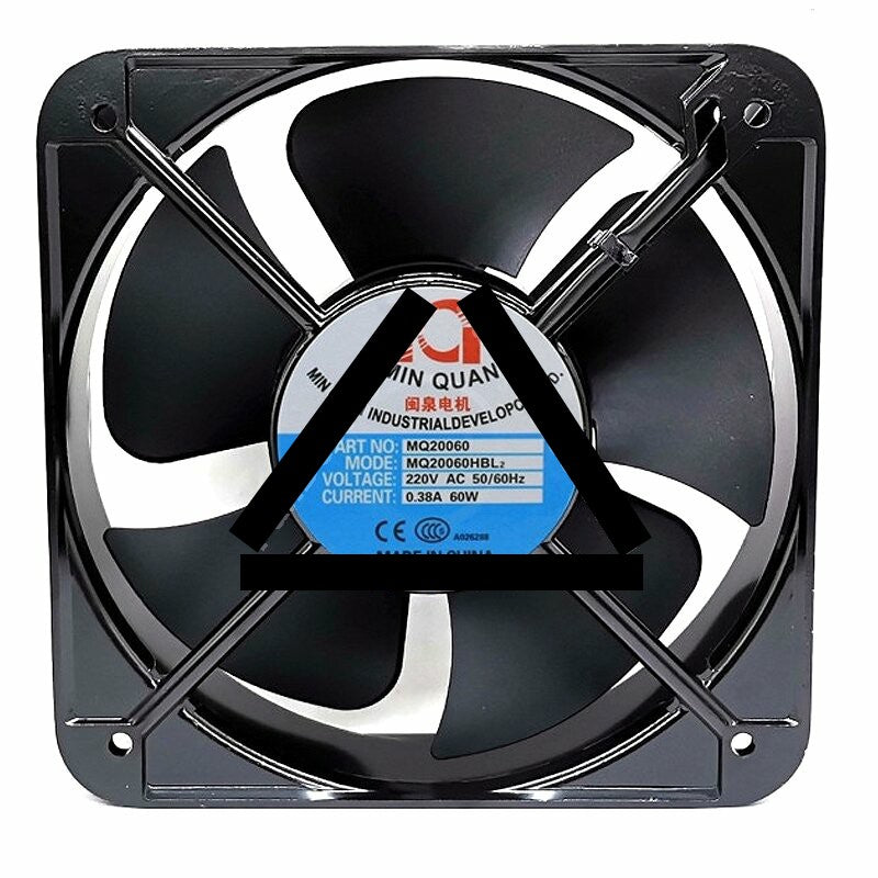 MIN QUAN MQ20060HBL2 AC 220V 0.38A 60W Axial Cooling Fan
