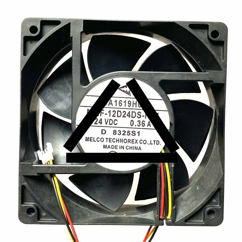 Mitsubishi CA1619H01 MMF-12D24DS-RP1 DC 24V 0.36A 3 Wires Axial Cooling Fan