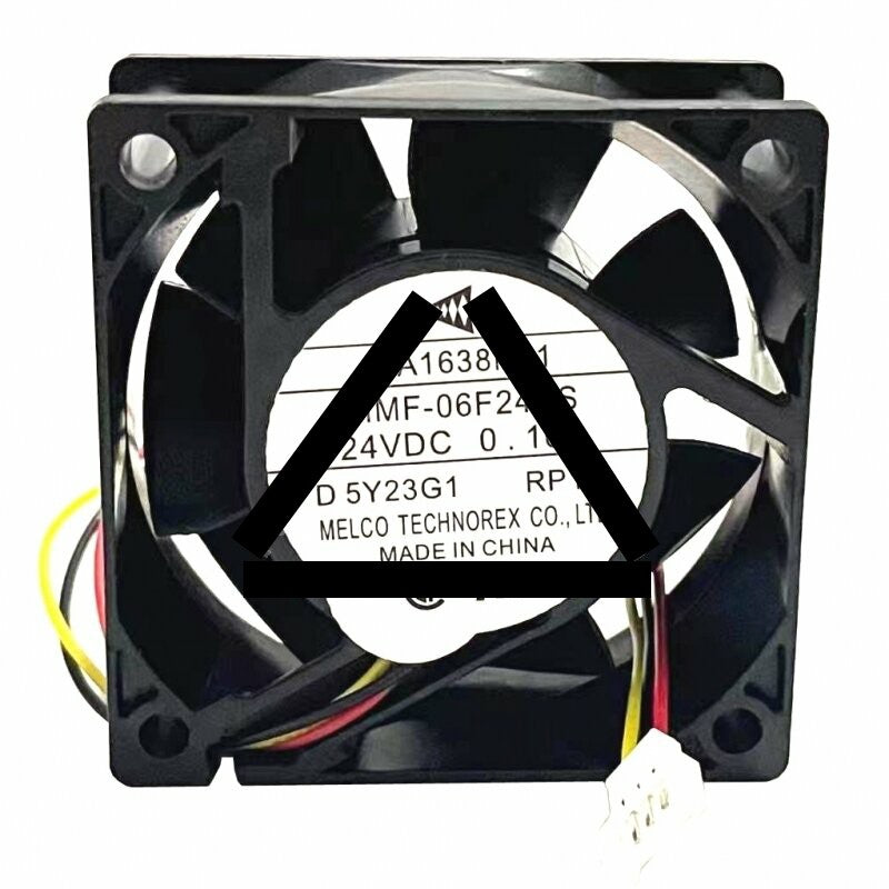 Mitsubishi CA1638H01 MMF-06F24ES-RP1 DC 24V 0.10A 3 Wires Axial Cooling Fan