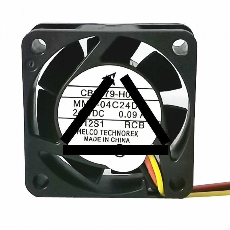 Mitsubishi CB0479-H01 MMF-04C24DS RCB DC 24V 0.09A 3 Wires Axial Cooling Fan