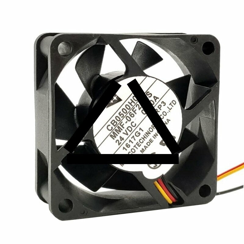 Mitsubishi CB0500H01 MMF-06F24ES PR3 DC 24V 0.10A 3 Wires Axial Cooling Fan