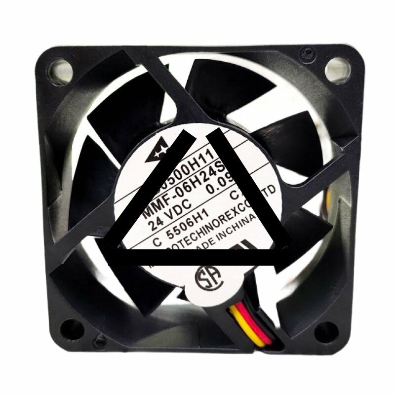 Mitsubishi CB0500H11 MMF-06H24SS DC 24V 0.09A 3 Wires Axial Cooling Fan