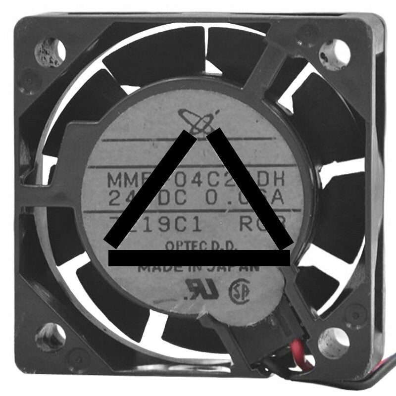 Mitsubishi MMF-04C24DH DC 24V 0.06A 2 Wires / 3 Wires Axial Cooling Fan
