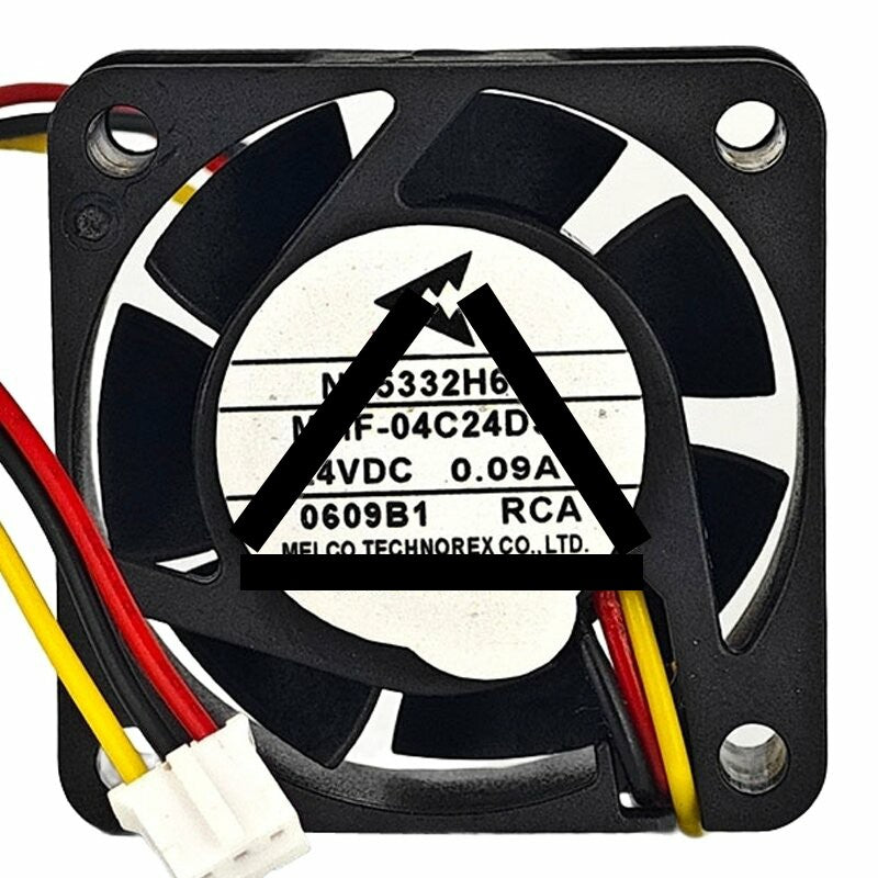 Mitsubishi MMF-04C24DS RCA NC5332H61 DC 24V 0.09A 4015 Axial Cooling Fan