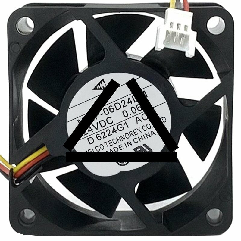 Mitsubishi MMF-06D24DM AC4 24V 0.06A 3 Wires Cooling Fan