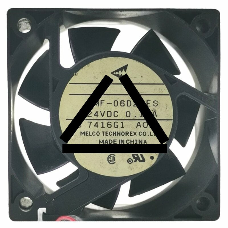 Mitsubishi MMF-06D24ES AOK DC 24V 0.11A 2 Wires Axial Cooling Fan