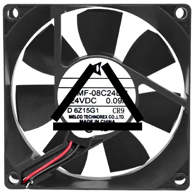 Mitsubishi MMF-08C24DH CR9 DC 24V 0.09A 2 Wires Axial Cooling Fan