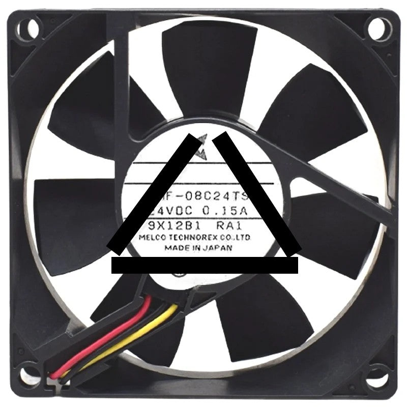 Mitsubishi MMF-08C24TS RA1 DC 24V 0.15A 3 Wires Axial Cooling Fan