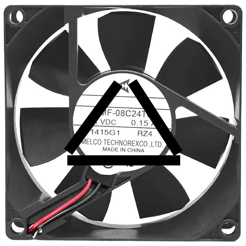 Mitsubishi MMF-08C24TS RZ4 DC 24V 0.15A 2 Wires Axial Cooling Fan