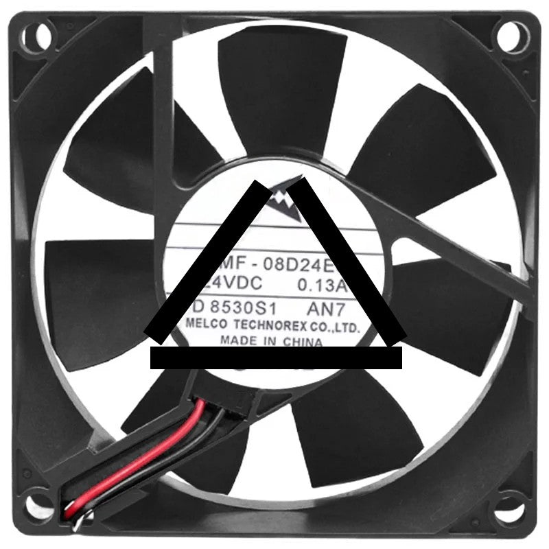 Mitsubishi MMF-08D24ES AN7 DC 24V 0.13A 2 Wires Axial Cooling Fan