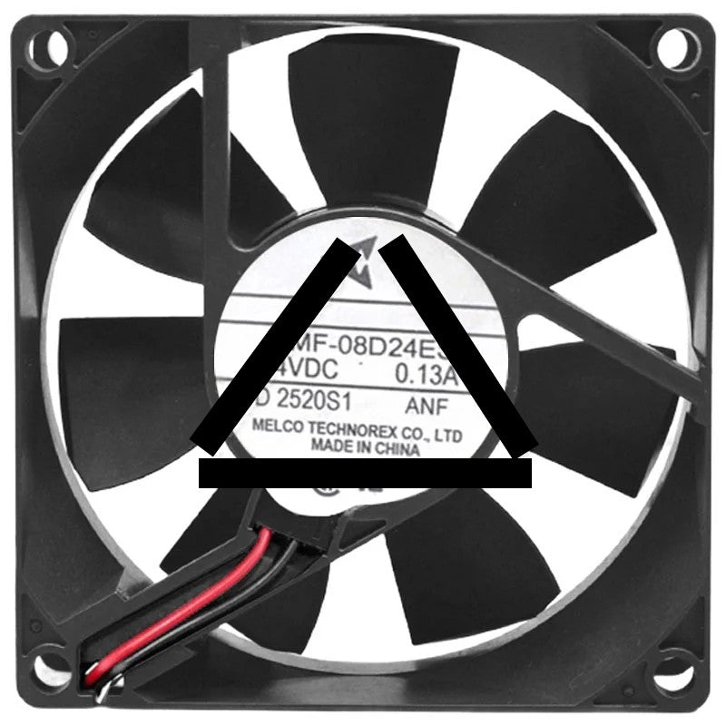 Mitsubishi MMF-08D24ES ANF DC 24V 0.13A 2 Wires Axial Cooling Fan