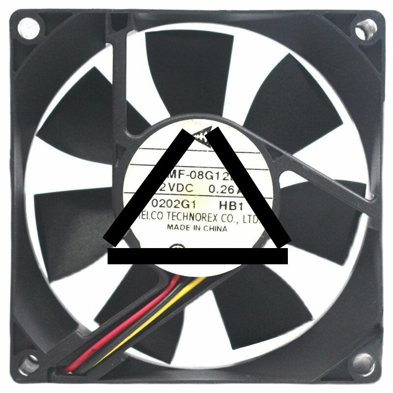 Mitsubishi MMF-08G12ES HB1 12V 0.26A 3 Wires Cooling Fan