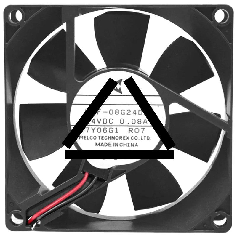 Mitsubishi MMF-08G24DH RO7 DC 24V 0.08A 2 Wires Axial Cooling Fan