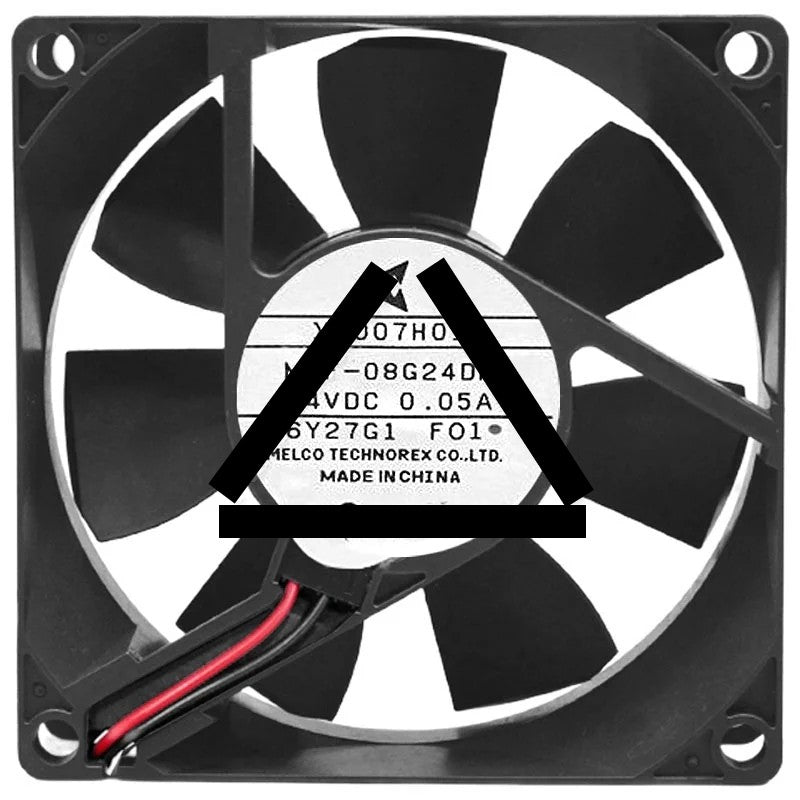 Mitsubishi MMF-08G24DM FO1 DC 24V 0.05A 2 Wires Axial Cooling Fan