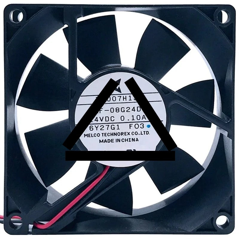 Mitsubishi MMF-08G24DS FO3 DC 24V 0.10A 2 Wires Axial Cooling Fan