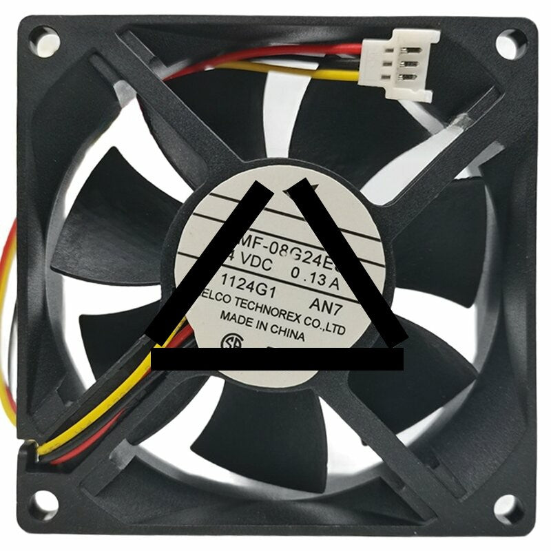 Mitsubishi MMF-08G24ES AN7 DC 24V 0.13A 2 Wires 8025 Axial Cooling Fan