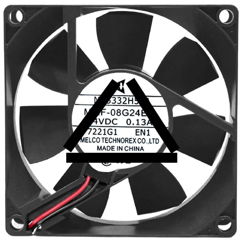 Mitsubishi MMF-08G24ES EN1 DC 24V 0.13A 2 Wires Axial Cooling Fan