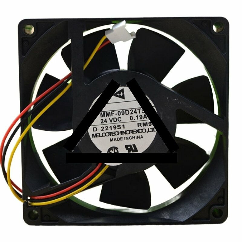Mitsubishi MMF-09D24TS DC 24V 0.19A 3 Wires Axial Cooling Fan
