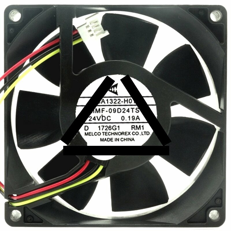 Mitsubishi MMF-09D24TS RM1 CA1322-H01 24V 0.19A 3 Wires Fan