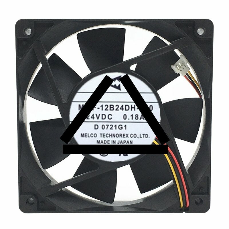 Mitsubishi MMF-12B24DH-F00 DC 24V 0.18A 12025 Axial Cooling Fan