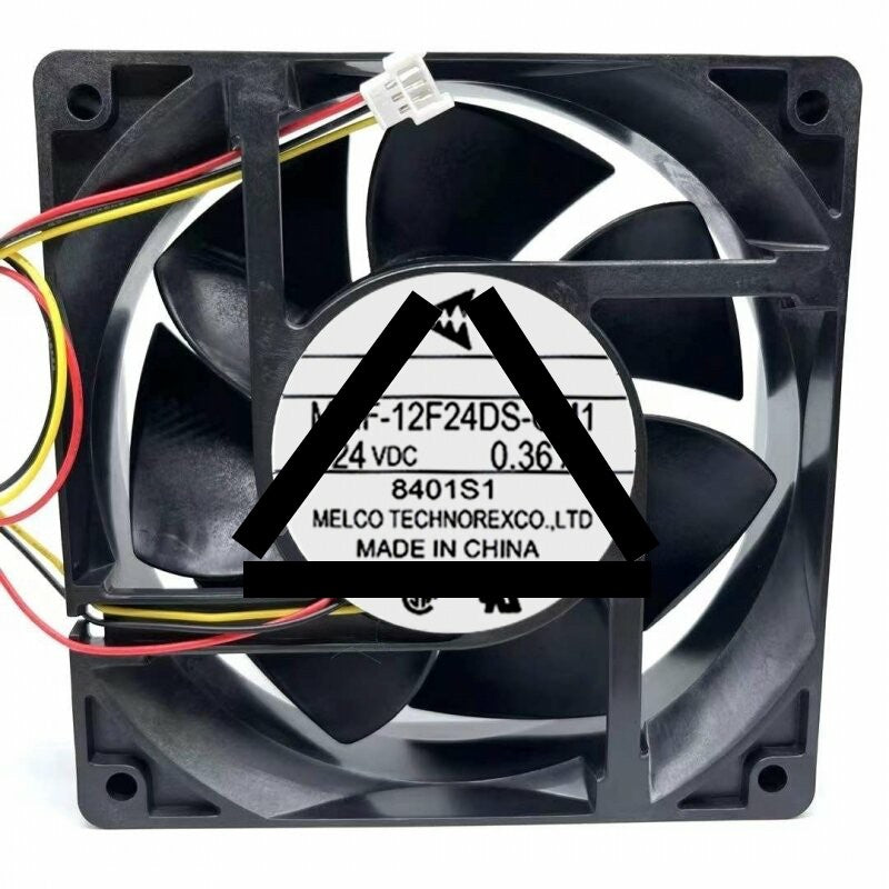 Mitsubishi MMF-12F24DS-CM1 DC 24V 0.36A 3 Wires Axial Cooling Fan
