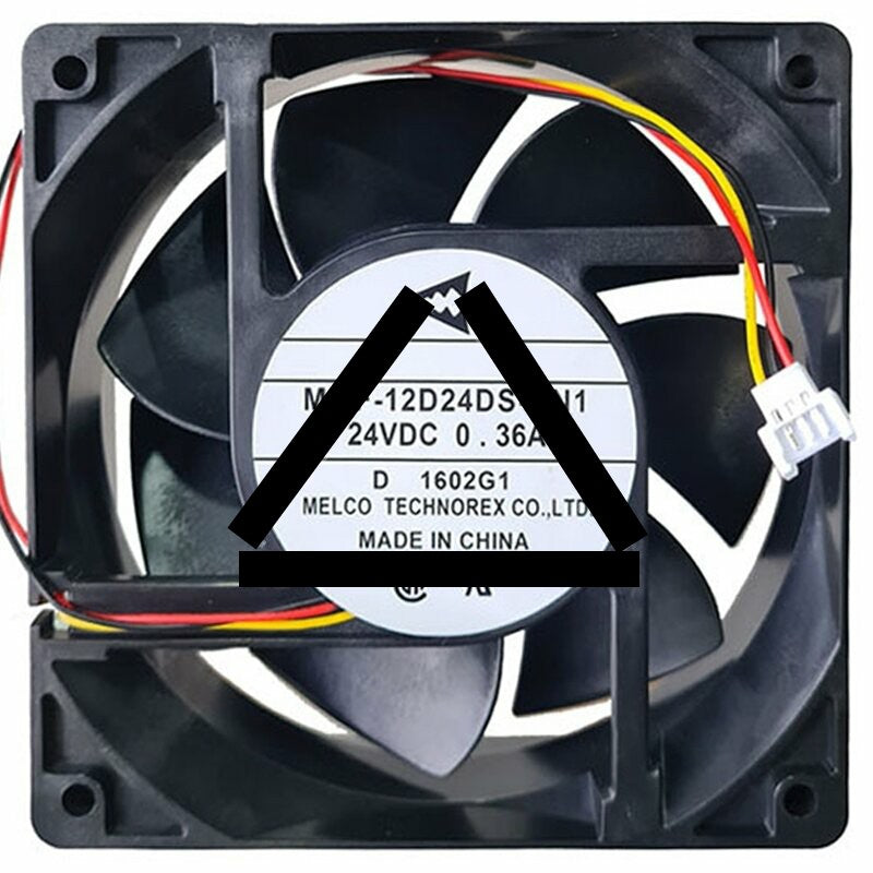 Mitsubishi MMF-12F24DS-CN1 DC 24V 0.36A 3 Wires Axial Cooling Fan