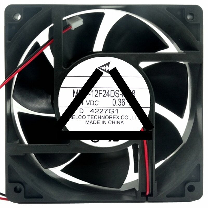 Mitsubishi MMF-12F24DS-RN8 DC 24V 0.36A 2 Wires 12038 Axial Cooling Fan