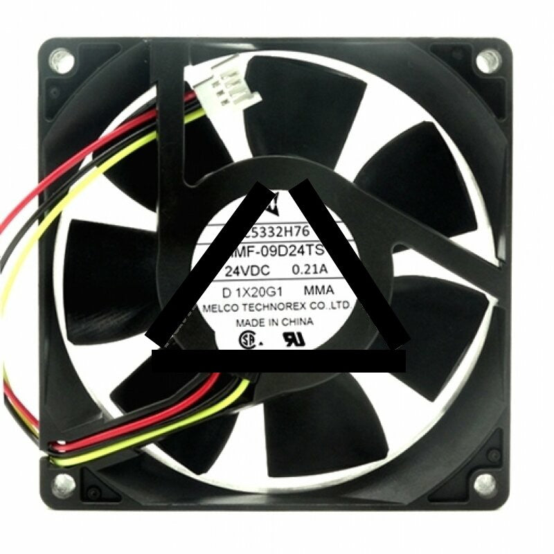 Mitsubishi NC5332H76 MMF-09D24TS-MMA DC 24V 0.21A 3 Wires Axial Cooling Fan