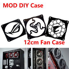 MOD DIY 12cm X 12cm Fan Cover Radiator Decorative Cover Water Cooling Accessories Liquid Cooler System use for 12cm Fans