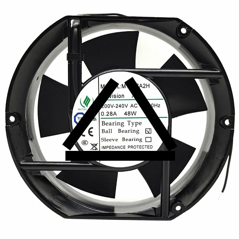 MUTUAL M145CA2H AC 200V-240V 0.28A 48W Impedance Protected Axial Cooling Fan