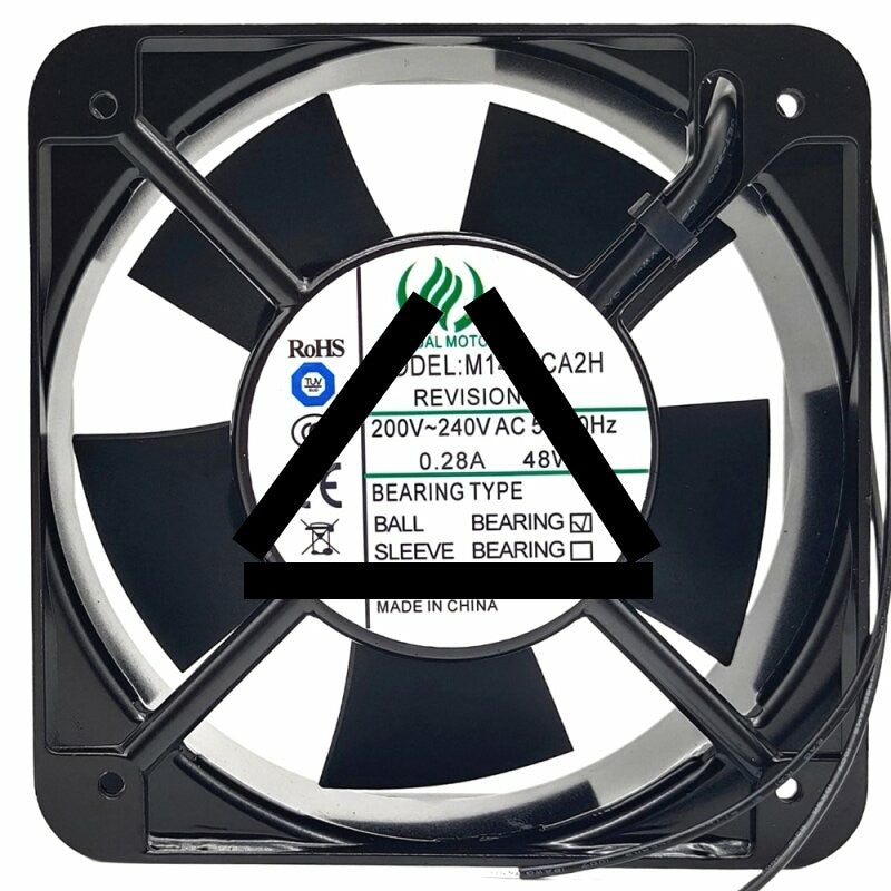MUTUAL M145FCA2H AC 200V-240V 0.28A 48W Impedance Protected Axial Cooling Fan