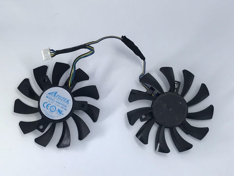 Neue Original 75mm APISTEK GA81O2U GA8102U PFTB DC 12 V 0.38A 4Pin Graphics Grafikkarte Kuhlung Daul Fan