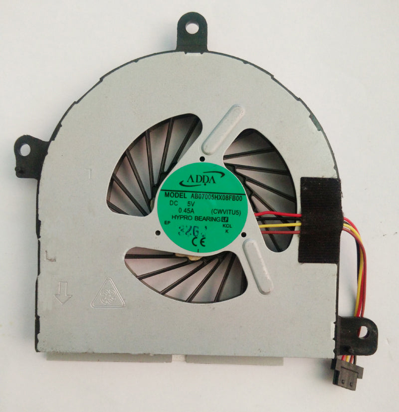 New ADDA AB07005HX08FB00 CWVITU5 For Lenovo IdeaPad U510 U510-IF DC5V 0.45A 4PIN 4Wire CPU Cooling Fan