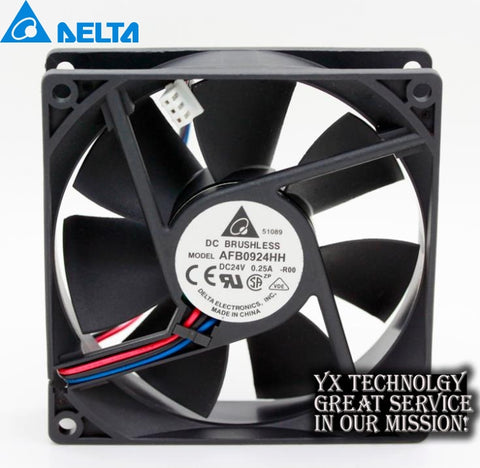 New and Original AFB0924HH 92*92*25mm 24V 0.25A converter cooling fan for Delta