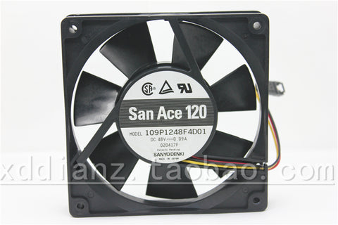 New authentic 109P1248F4D01 120MM 48V 0.09A double ball mute cooling fan