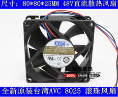 NEW AVC DATA0825B8M 8025 48V 8CM Frequency converter cooling fan