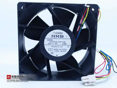 New imported NMB 12038VA-24P-EW 24V 0.89A 4-wire cooling fan