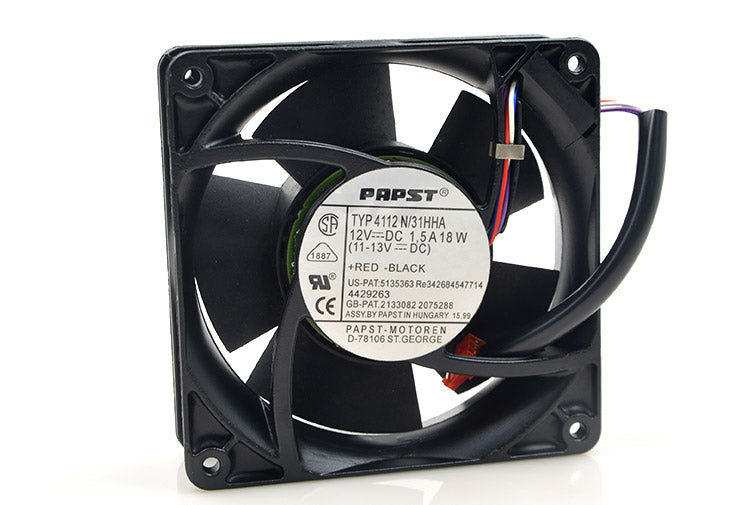 New original 2CM 115V TYP 4112N31HHA all-metal high temperature printing machine cooling fan