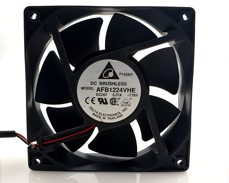 New original AFB1224VHE 24V 0.57A 12cm 12038 2-wire inverter cooling fan