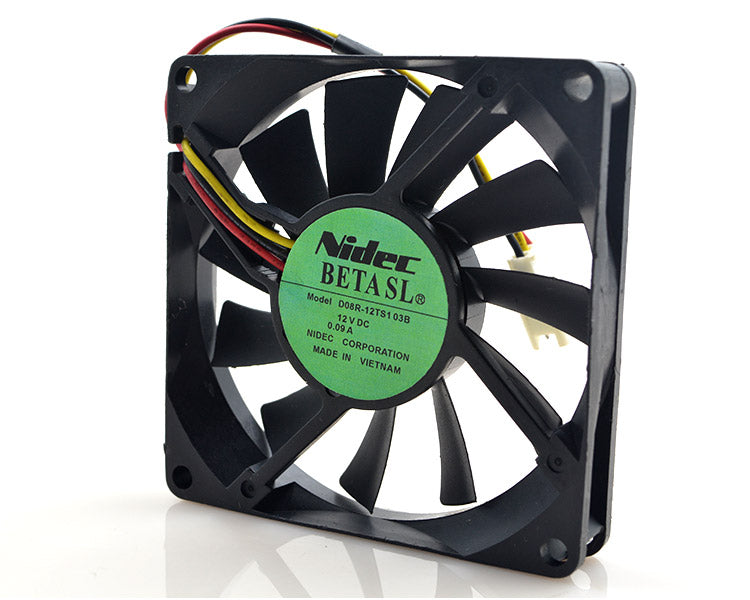 New original D08R-12TS103B 8015 12V 0.09A 8CM 3-wire ultra-quiet cooling fan