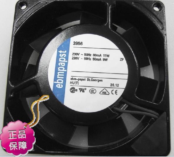 New Original ebmpapst 3956 92*25MM AC230V 9/11W high-precision axial cooling fan