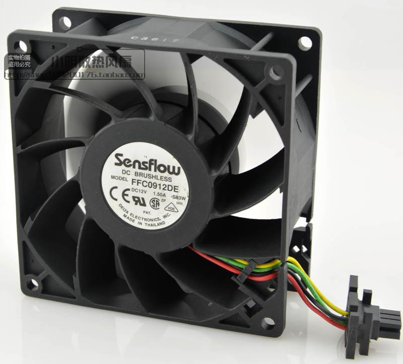 New original FFC0912DE 9038 12V 1.50A 9CM powerful cooling fan industrial fan
