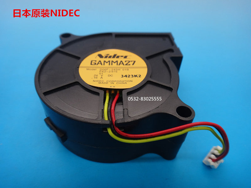 New Original for NIDEC 7530 GAMMA27 D06F-24SH 24V 0.16A Blower cooling fan