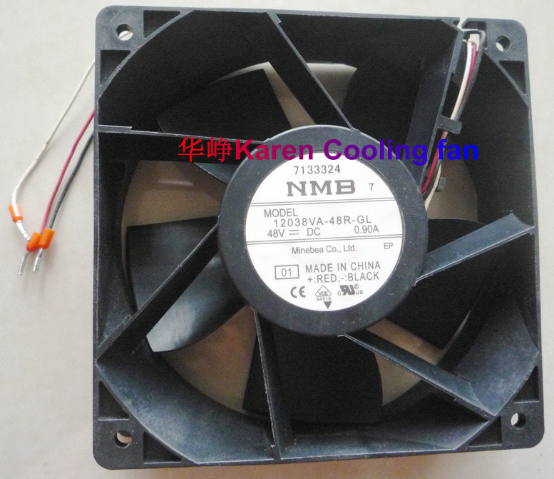 جديد أصلي لـ NMB 12038VA-48R-GL 120*120*38MM 48V 0.9A 12CM 24V-48V مروحة تبريد